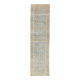 1940 Vintage Persian Malayer Runner Rug For Sale