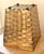 Brass Vintage Brass Woven Wastebin/Planter With Zinc Insert For Sale - Image 8 of 10