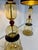Beige Italian Amber, Burgundy and Black Murano Glass Table Lamps, 2000s, Set of 2 For Sale - Image 8 of 14