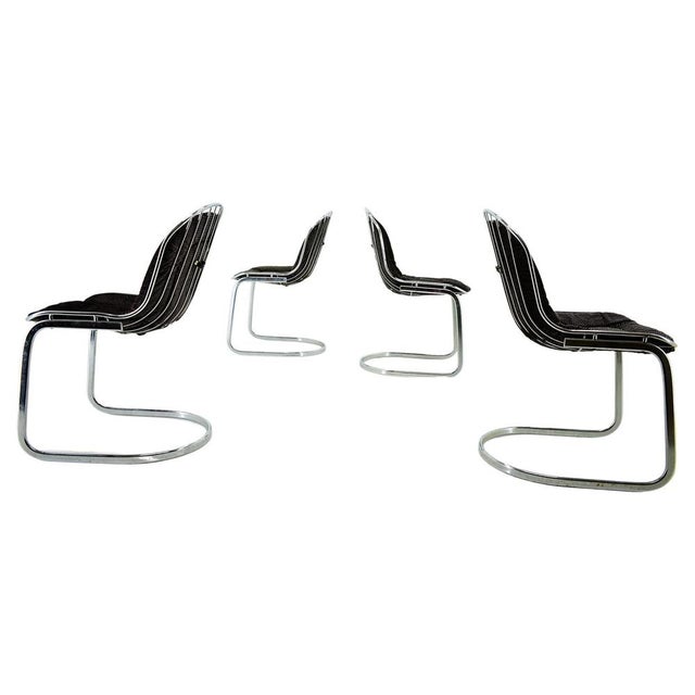 Chrome Dining Chair by Gastone Rinaldi, Italy, 1970s For Sale - Image 17 of 17