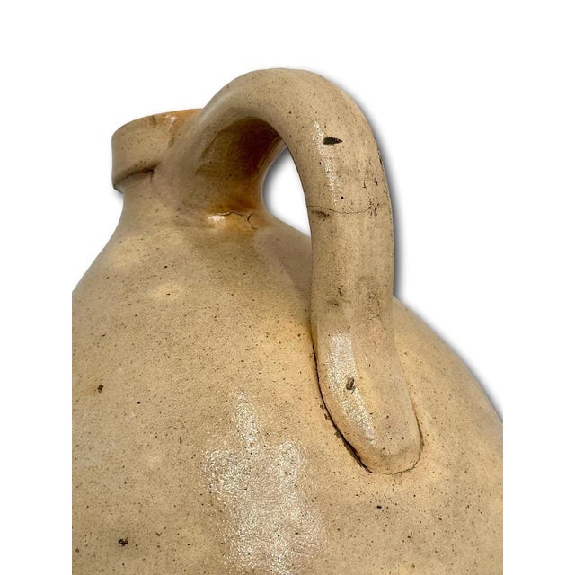 Hard 2 Find Small 1 Gallon Size Antique American Blue Bird Decorated Stoneware Jug by Haxton Ottman New York For Sale - Image 17 of 18