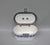 Blue Art Nouveau Ceramic Cookie Tin with Pansy by Wächtersbach for WMF, 1890s For Sale - Image 8 of 18