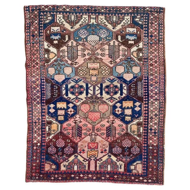 Vintage Rustic Hamadan Rug For Sale - Image 18 of 18