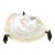 Vintage Maitland-Smith Mother-of-Pearl & Brass Footed Caviar Dish For Sale