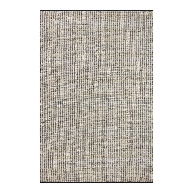 Angela Rose x Loloi Colton Ivory / Black 18" x 18" Sample Rug For Sale