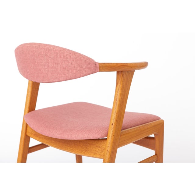 Brown Vintage Model 49 Dining Chair in Teak by Erik Kirkegaard for Høng Stolefabrik, 1960s For Sale - Image 8 of 12