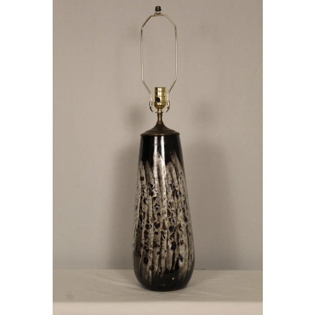 Mid 20th Century Bruno Gambone Style Ceramic Table Lamp For Sale - Image 13 of 13