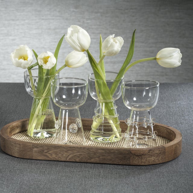 Amélie Assorted Glass Vases, Set of 4 For Sale - Image 4 of 8