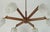 Brown Mid-Century Sputnik 8-Light Chandelier in Teak, Brass, and Glass, 1960s For Sale - Image 8 of 15