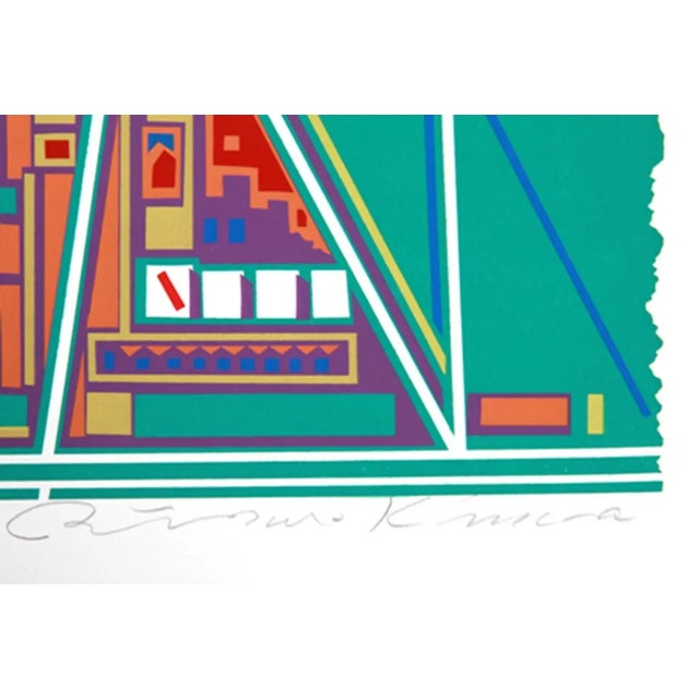 Contemporary City 368, Risaburo Kimura Screen Print For Sale - Image 3 of 4