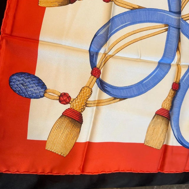 French 1990s Equestrian Inspired Silk Scarf by Celine Paris For Sale - Image 3 of 11