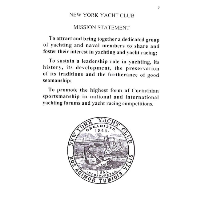 Traditional New York Yacht Club 2019 Members' Annual For Sale - Image 3 of 8