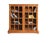 "The Mission Solid Oak Double Door Bookcase - Michael's Cherry is a beautifully designed piece, combining functionality...