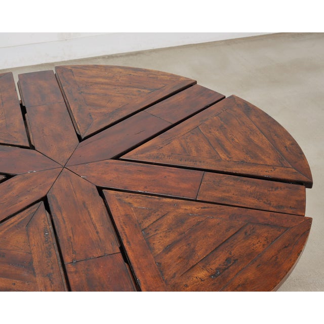 Theodore Alexander Castle Bromwich Mahogany Jupe Dining Table For Sale - Image 16 of 18