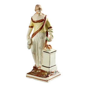 Antique Early 19th Century Georgian Staffordshire Pearlware Figure of Hygieia