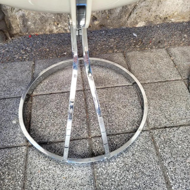 Space Age Style Goldfinger Chairs in Fiberglass and Chrome Steel after Michel Cadestin, France, 1990s, Set of 4 For Sale - Image 18 of 18