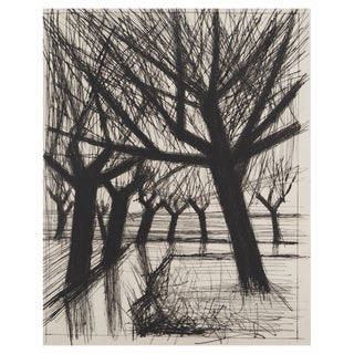 Bernard Buffet, Green Path, Original Engraving For Sale