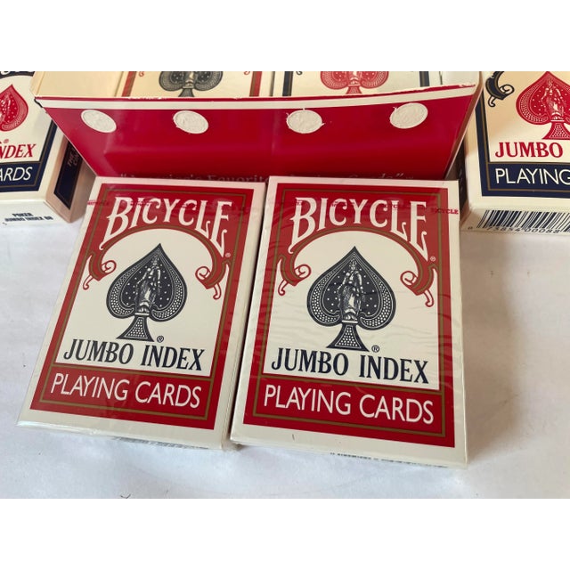 Late 20th Century Vintage Bicycle Playing Cards - Box of 6 Decks For Sale - Image 5 of 9