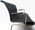 Pair of Keilhauer Net Lounge Armchairs by Eoos in Black Mesh and Tubular Steel For Sale - Image 9 of 16