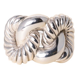 Late 20th Century David Yurman Cordelia Ring in Sterling Silver, Size 6.75 For Sale