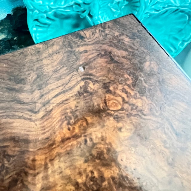 Antique Victorian Burr Walnut Vanity Dressing Case For Sale - Image 18 of 18