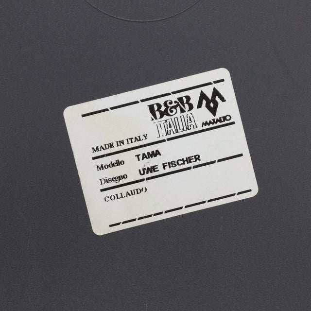 Gray Vintage Dining Chairs from B&B Italia, 1990s, Set of 4 For Sale - Image 8 of 11