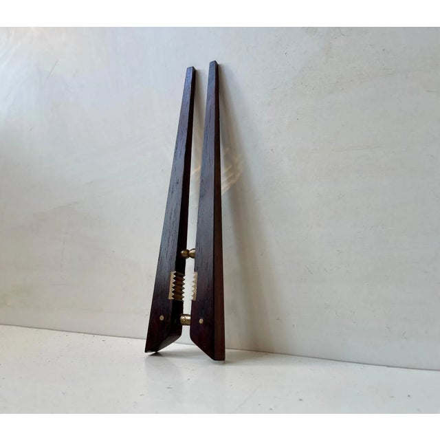 Mid-Century Nutcracker in Rosewood and Brass by Poul Knudsen, 1960s For Sale - Image 9 of 9