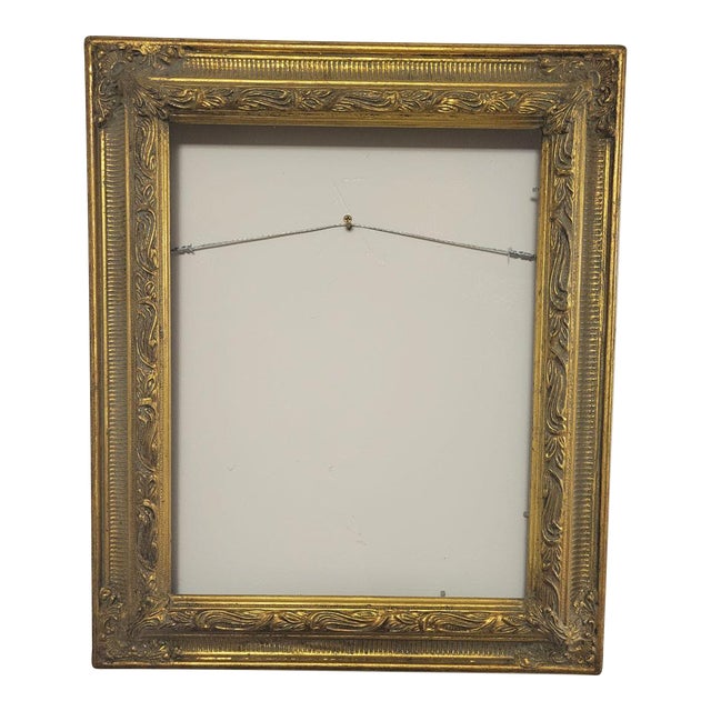 Vintage Gold Giltwood Picture Frame For Sale