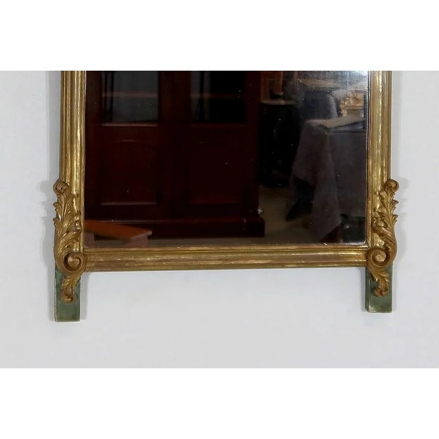 Gold Louis XV Gold Wooden Rock Mirror, 1900s For Sale - Image 8 of 14