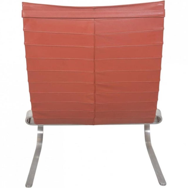 Red PK20 Chair in Red Leather by Poul Kjærholm, 1987 For Sale - Image 8 of 16