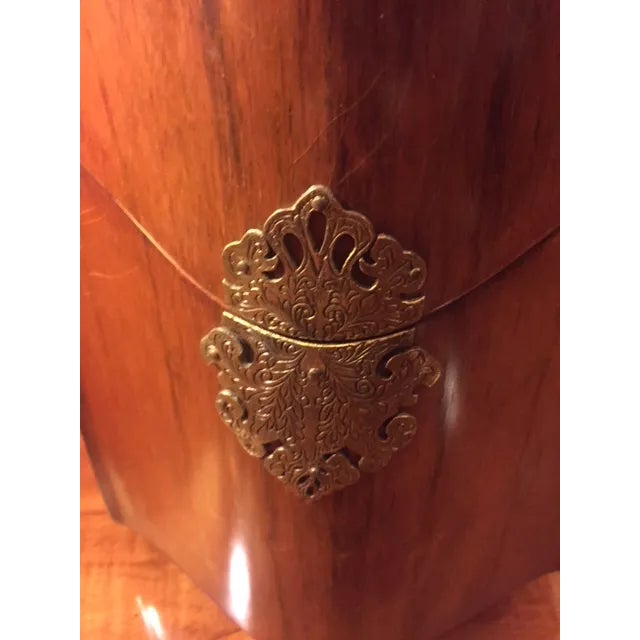 Traditional Wood & Brass Letter Box For Sale - Image 3 of 8