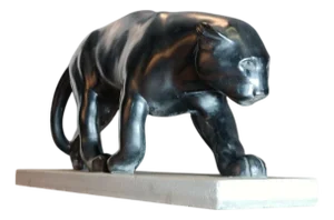 Beauvais, Panther, 1920s-1940s, Ceramic