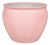 Vintage Chinese Pink Crackle Glazed Ceramic Planter, Medium Size For Sale