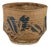 Stoneware Table Planter with Black Glaze For Sale