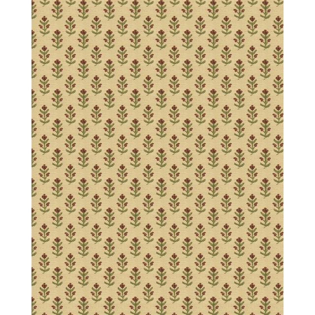 Rug & Kilim Rug & Kilim's Block Print Flatweave Runner in Cream White with Floral Patterns - 2x10 For Sale - Image 4 of 5