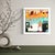 Christiane Corcelle "Thé À La Menthe Ii" Mixed Media on Board, Framed Abstract Painting in Orange and Aqua, 2022 For Sale In Boston - Image 6 of 6