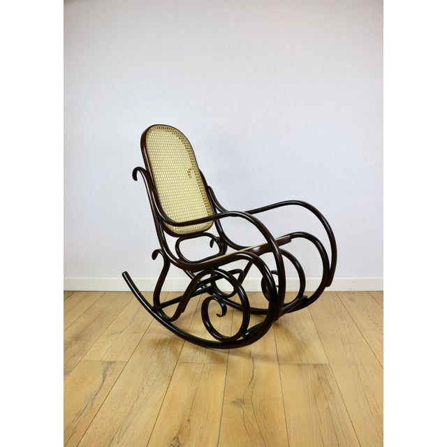 Rocking Chair on Runners, 1970s For Sale - Image 15 of 15