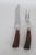 Westall Richardson Sheffield Stainless Steel Carving Knife Fork 2pc Pair 5147b For Sale - Image 13 of 17