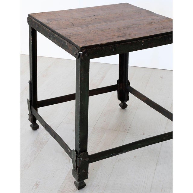 Vintage Iron Coffee Table, 1920s For Sale - Image 4 of 5