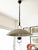 Metal Large Black Painted and Perforated Metal Pendant Lamp by Orni Halloween for Artemide, 1970s For Sale - Image 7 of 18