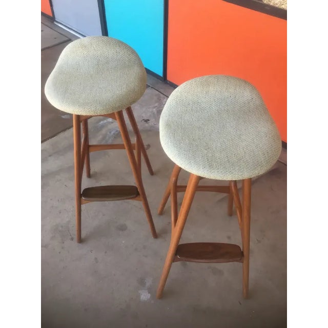 1960s Erik Buch Counter Stools a Pair Chairish