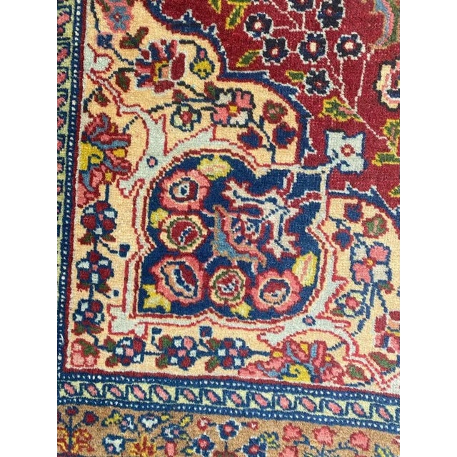 Antique Fine Tabriz Rug For Sale - Image 4 of 18