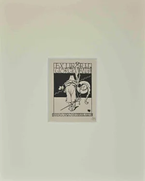 Ex Libris Giorgio Balbi, Etching, Mid-20th Century