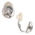 Chanel Comete Diamond Rock Crystal Earrings Vintage 18 Karat White Gold - 2 Pieces For Sale