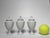 Neoclassical Small White Porcelain Lidded Urns, Set of 3 For Sale - Image 10 of 12