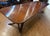 Traditional Multi-Banded Double Pedestal Mahogany Dining Table by Leighton Hall - Showroom Sample For Sale - Image 15 of 18