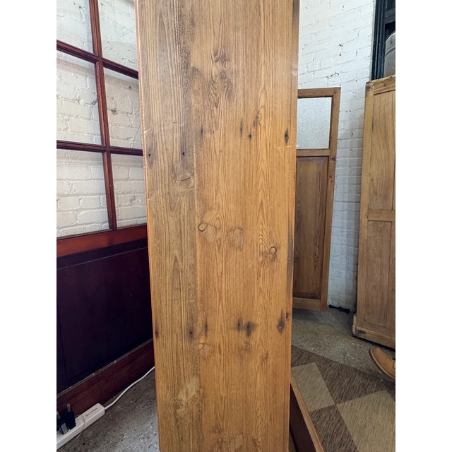 1900 - 1909 1900-1909 Pine Bookcase With Drawer For Sale - Image 5 of 12
