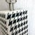 1970s Porcelain Houndstooth Table Lamp For Sale - Image 5 of 9