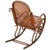 Late Victorian Oak & Caine Scrolling Rocking Chair Attributed to Thonet No. 4 For Sale - Image 4 of 7