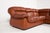 Vintage Italian Sectional Cognac Leather Sofa For Sale - Image 3 of 12